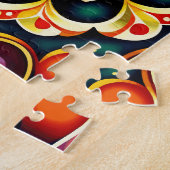 美しいヴィンテージ曼荼羅 ジグソーパズル (側面)