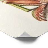 美しいヴィンテージ植物学イラストレーション ポスター (角)