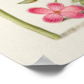 美しいヴィンテージ植物学イラストレーション ポスター (角)