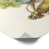 美しいヴィンテージ植物学イラストレーション ポスター (角)