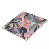 美しいヴィンテージ熱帯抽象芸術 タイル (側面)