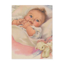 美しいヴィンテージ笑顔ベビー