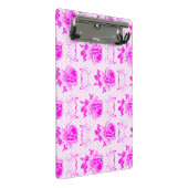 美しいヴィンテージ紫フローラ ミニクリップボード (アングル)