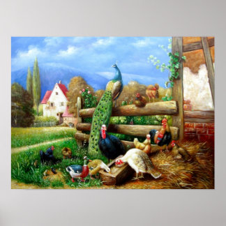 美しいヴィンテージ絵画のポスター17 ポスター