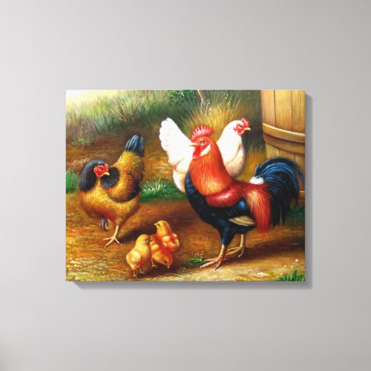 美しいヴィンテージ絵画キャンバス20 キャンバスプリント (正面)