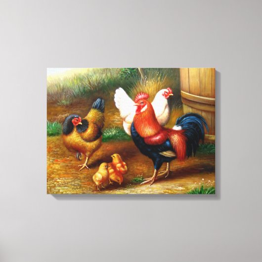 美しいヴィンテージ絵画キャンバス20 キャンバスプリント (正面)