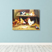 美しいヴィンテージ絵画キャンバス22 キャンバスプリント (インサイチュ (ウッドフロア))