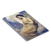 美しいヴィンテージ翼姿天使 ノートブック (右側)