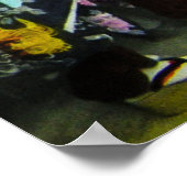 美しいヴィンテージ芸者ジャパン魔法ランタンスライド ポスター (角)