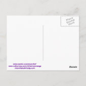 美しいヴィンテージ葬 ポストカード (裏面)