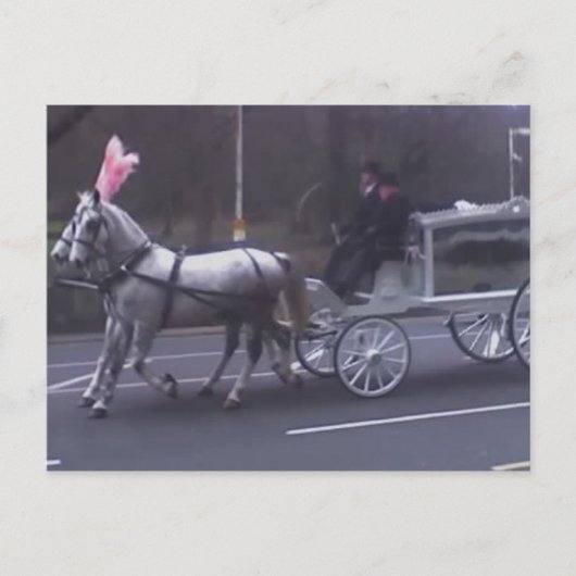 美しいヴィンテージ葬 ポストカード (正面)