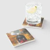 美しいヴィンテージ蒸気機関列車 ストーンコースター (横)