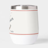 美しいヴィンテージ蝶メリークリスマス (背面)