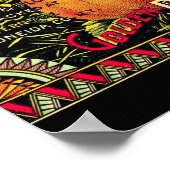 美しいヴィンテージ1890蝶カボチャ広告コピー ポスター (角)