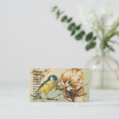 美しいヴィンテージ 名刺 (スタンド正面)