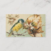 美しいヴィンテージ 名刺 (裏面)