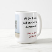 美しいヴェネツィアビーチマグ! コーヒーマグカップ (正面右)