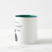 美しい一日を過ごす マグカップ (中央)