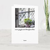 . .美しい一日を過ごそう |友情 カード (裏面)