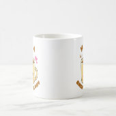 美しい一日を！面白いかわいいコーヒーの駒 コーヒーマグカップ (中央)