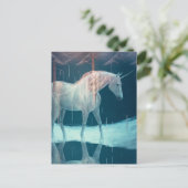 美しい一角獣(凍っていユニコーン) ポストカード (スタンド正面)