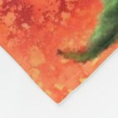 美しい三つのひまわりの花 – ミグ絵画ンドの芸術 フリースブランケット (角)