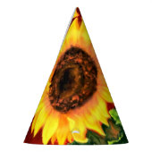 美しい三つのひまわり – ミグ絵画ンドアート  パーティーハット (左)