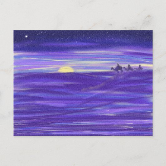 美しい三賢人の水彩予算 ポストカード (正面)