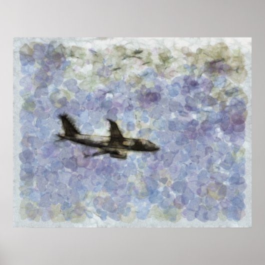 美しい上…空をジェット機で… ポスター (正面)