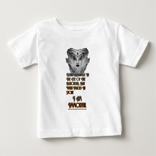 美しい不死身 – 目のホルダー ベビーTシャツ (正面)