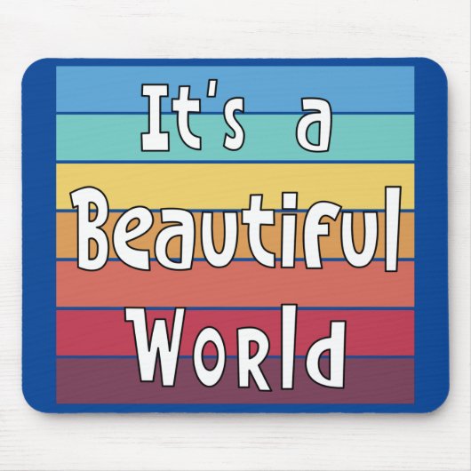 美しい世界だ マウスパッド (正面)