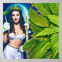 美しい世界の宇宙雑草の女神