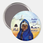 美しい世界の美しい女の子,マリ・マグネット マグネット (正面/裏面)