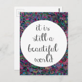 美しい世界 ポストカード (正面/裏面)