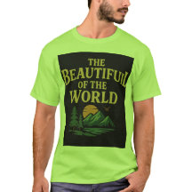 美しい世界:山と木と日»