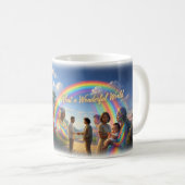 美しい世界 虹 ユニティマグ コーヒーマグカップ (正面右)