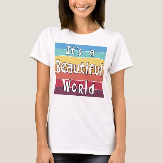 美しい世界 Tシャツ Tシャツ (正面)