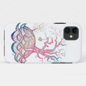 美しい丘の複雑なハートの木のイラストレーション Case-Mate iPhoneケース (裏面(横))