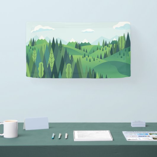 美しい丘 横断幕 (トレードショー)