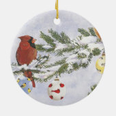 美しい両面基本的なオーナメント セラミックオーナメント (裏面)