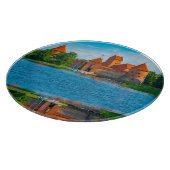 美しい中世の城オンブルーレイク カッティングボード (角)