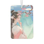 美しい中国の女性 カーエアーフレッシュナー (裏面)