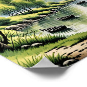 美しい中国の風景 ポスター (角)