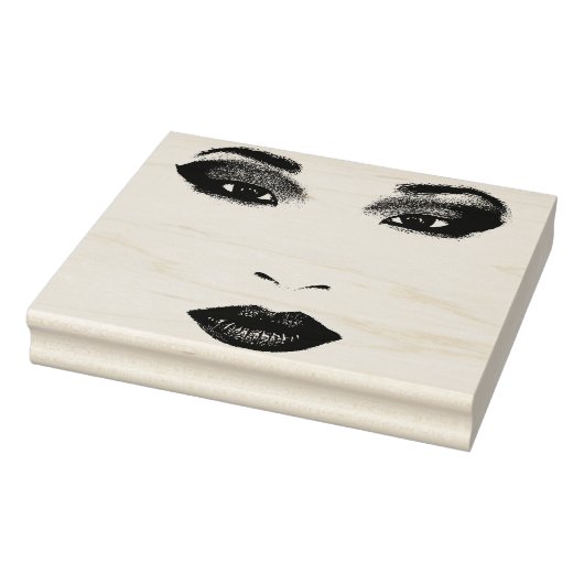 美しい中国ガール顔オリジナルアート ラバースタンプ (スタンプ)