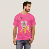 美しい中国獅子舞 Tシャツ (正面フル)