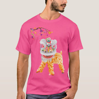 美しい中国獅子舞 Tシャツ