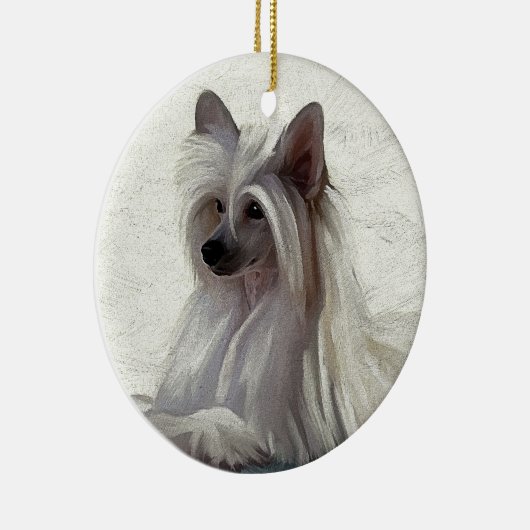 美しい中国語によって頂点に達されるパフ セラミックオーナメント (右)