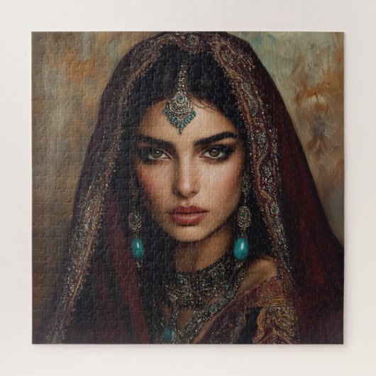 美しい中東女性 ジグソーパズル (縦)