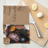 美しい乾燥した豆、家庭用料理レシピ キッチンタオル (四つ折り)