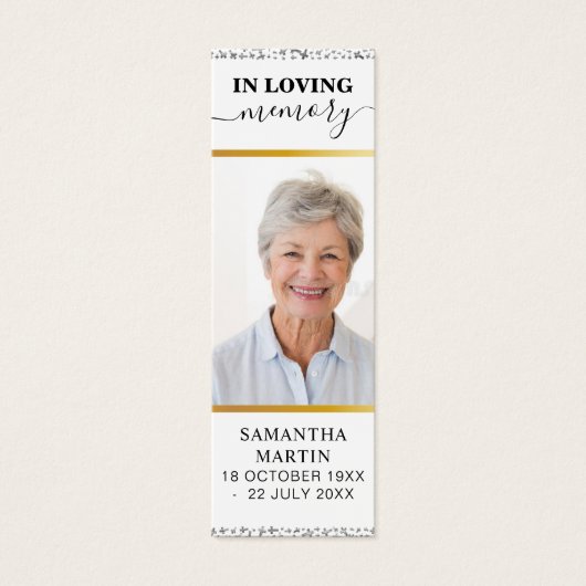 美しい予算記念葬式ブックマーク (正面)